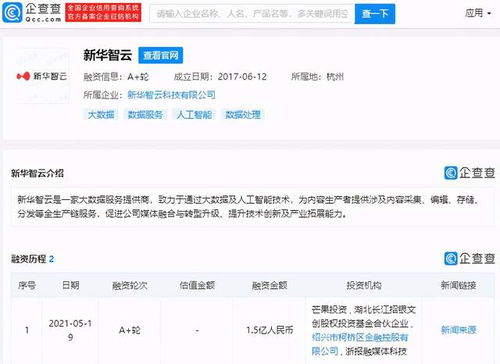 芒果超媒戰(zhàn)略投資新華智云，攜手阿里巴巴布局大數(shù)據(jù)服務(wù)新生態(tài)